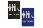 ADA104_204 - Unisex ADA Compliant Sign, 6" x 9"