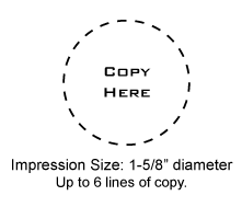 MAXSTAMPC-43 - MaxStamp C-43 Self-Inking Stamp